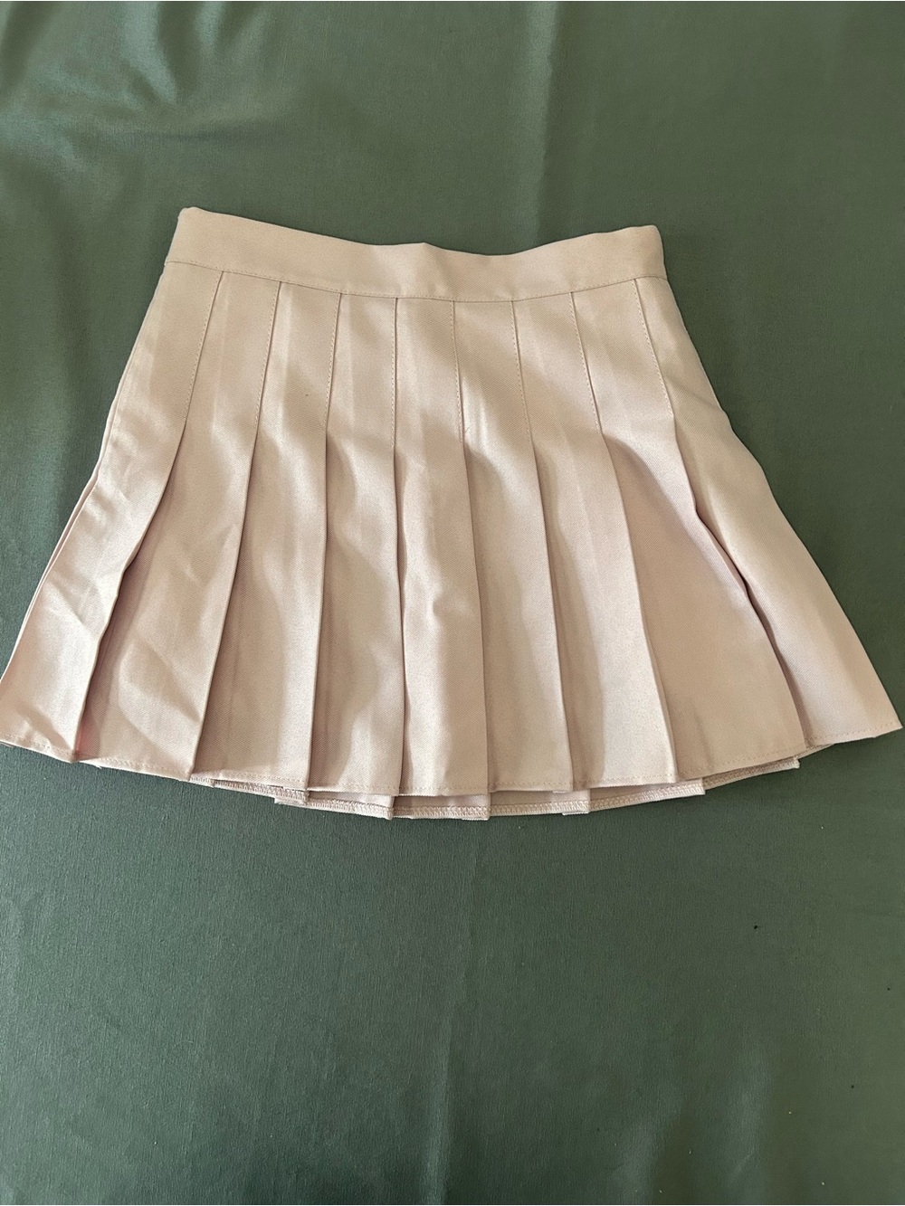 Light Pink pleated mini skort